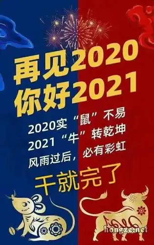 再见2020你好2021