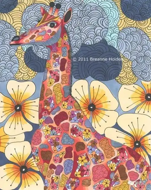 这些动物线条装饰画真是美腻极了