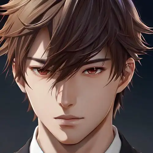 动漫西装头像男帅气