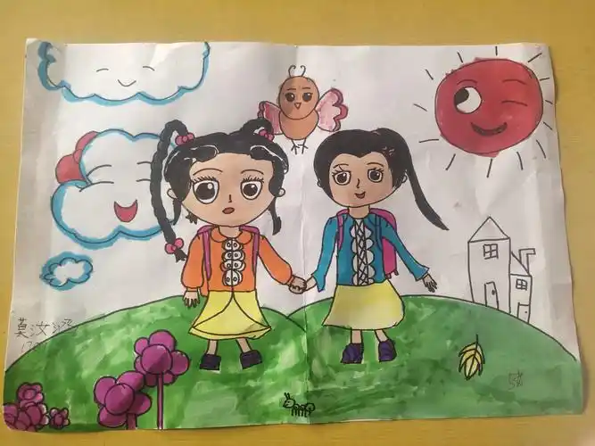 益阳市实验小学1701班美术社团作品集3《好朋友》
