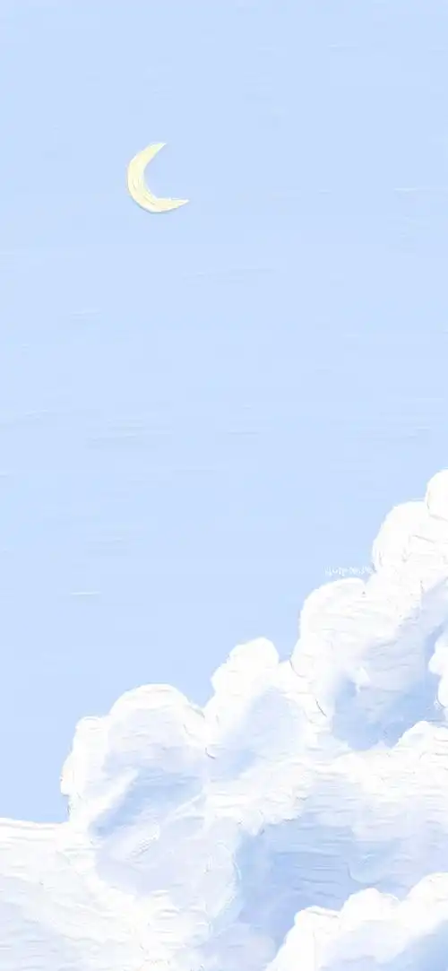 油画风壁纸 可爱 少女心 小清新