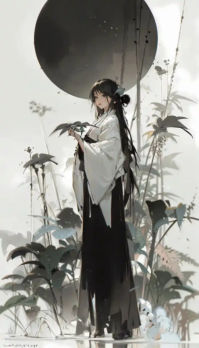 水墨丹青#唯美古风壁纸 #二次元美图壁纸大全 #ai绘画 #古风