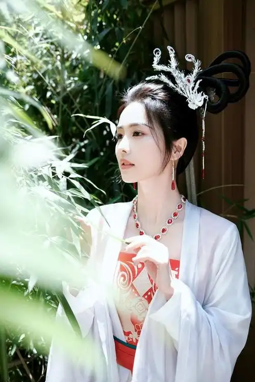 白鹿奔跑吧古装造型花絮照白衣古装温文尔雅