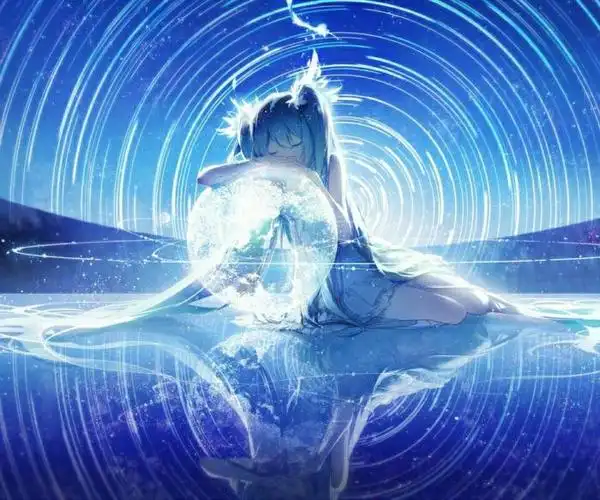 初音未来 蓝色系 星空回音