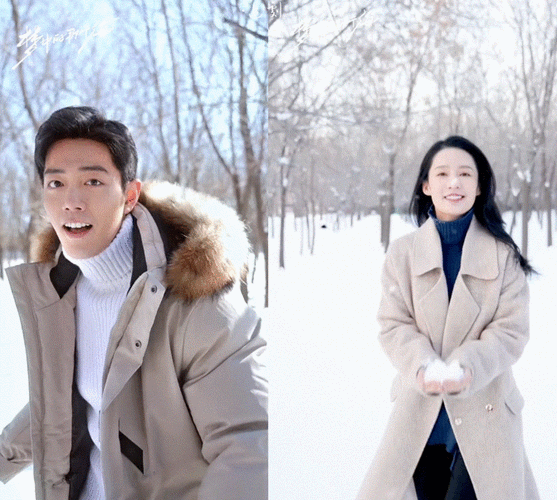 肖战李沁冬日拾光大片