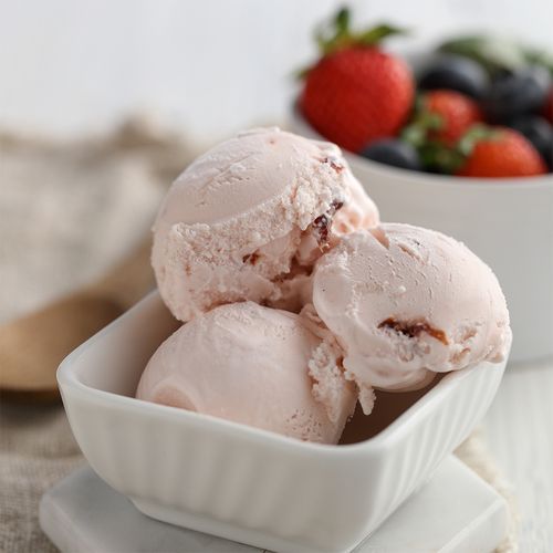 国货九头牛鲜奶草莓香草味冰淇淋网红雪糕批整箱桶装冷饮275g*4杯
