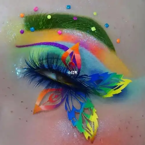 彩色彩绘眼妆集锦