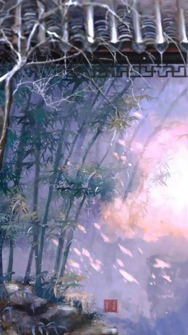 分享一些小清新古风中国风插画壁纸