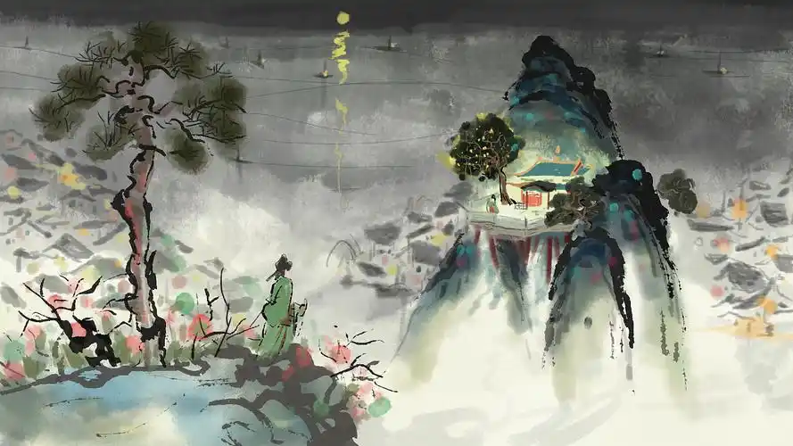 江南百景图插画临摹|插画|游戏原画|江神子 - 临摹作品 - 站酷 (zcool