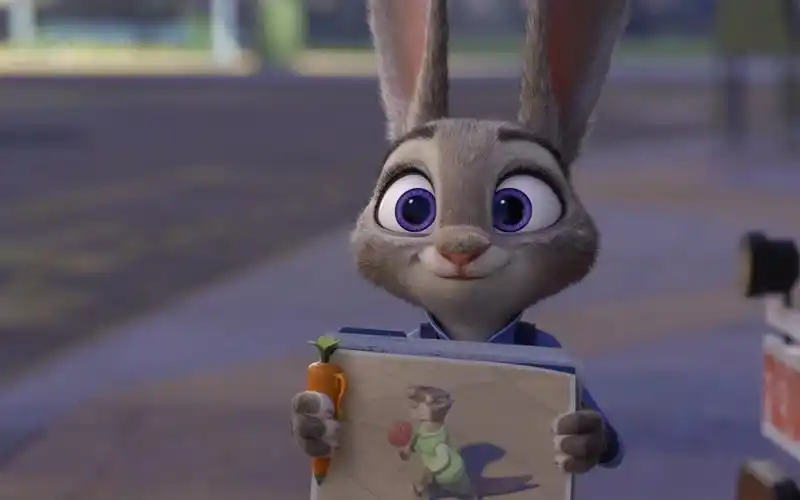 消音| 朱迪探案【疯狂动物城配音练习】英语配音 高清片段-教育视频