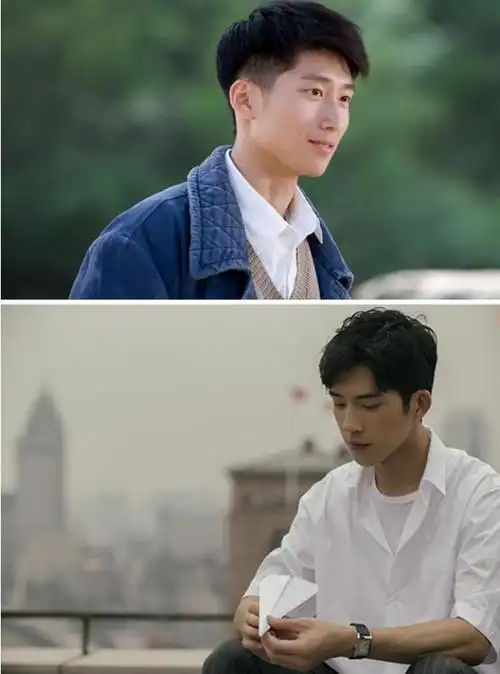 窦骁和井柏然傻傻分不清对比照