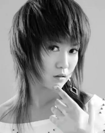 碎发很适合头型不是很平整的人,通过层次感可以使不平整的头型表现的