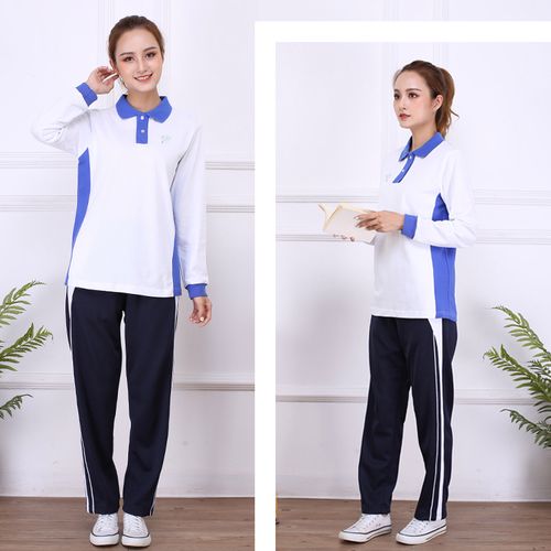 校服深圳市中学生统一秋季男女运动服套装秋冬加绒校服