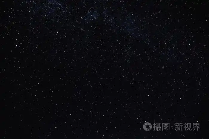 对黑漆黑的夜空的星星照片-正版商用图片0qaf81-摄图新视界