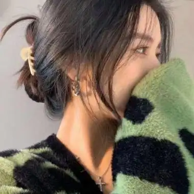 漂亮美女侧脸头像图片