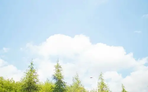 夏日风景文艺摄影小清新蓝天白云壁纸