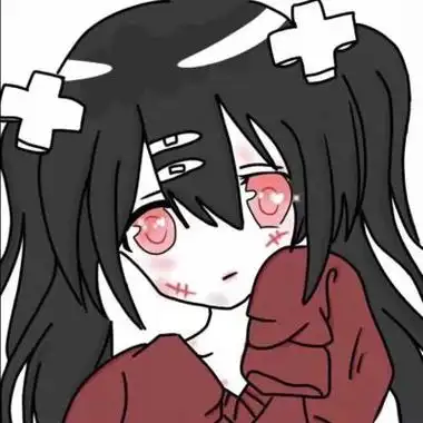 病娇女生图片动漫头像 高清恐怖黑化的病娇女头像血腥