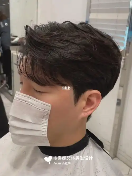 职场男士发型参考韩式侧背头