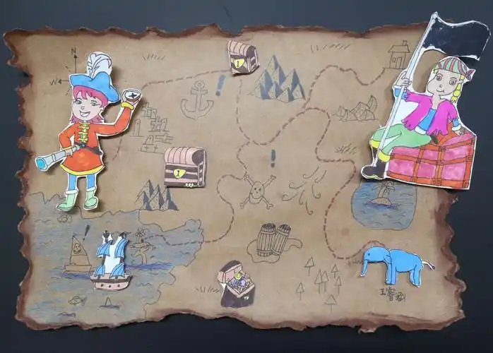 优彩少儿美术大师班第31轮《藏宝图》