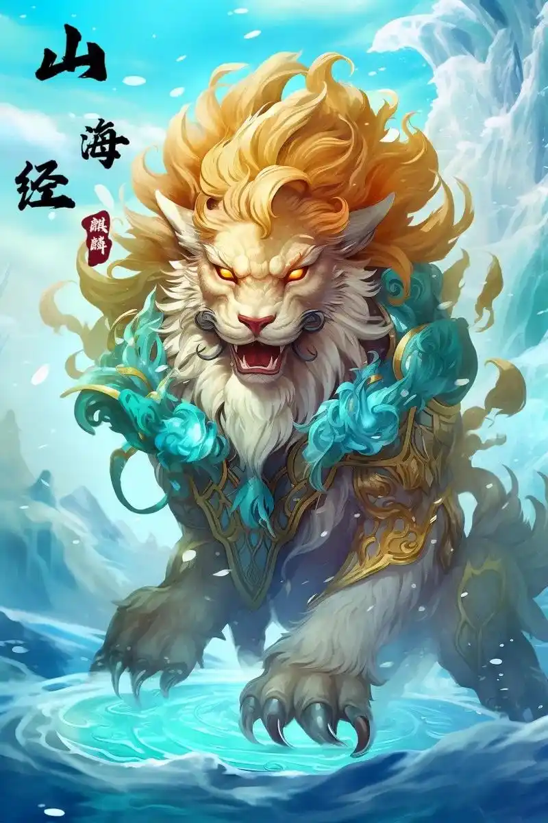 麒麟踏云而来,送来祥瑞与好运,火麒麟,霸气凛然,战火中舞动的 - 抖音