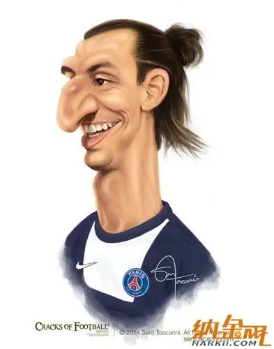 santtoscanni足球明星卡通漫画头像