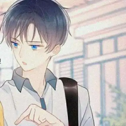 动漫男女分开情侣头像