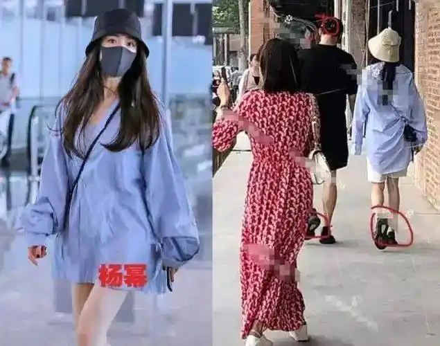 本以为是普通的帅哥美女,没想到竟然是杨幂和魏大勋.