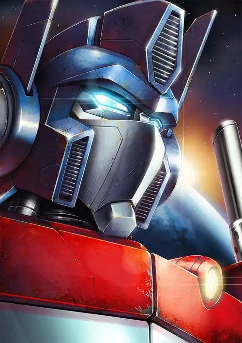 变形金刚人物插画擎天柱3
