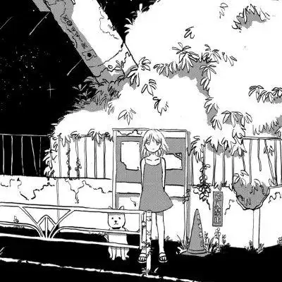 ins黑白漫画背景