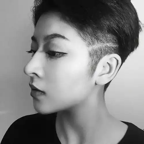 收获完美发型女孩子这辈子一定要剃一次头!