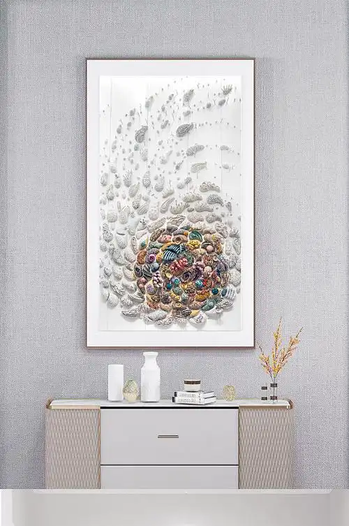 装饰画-现代艺术贝壳装饰