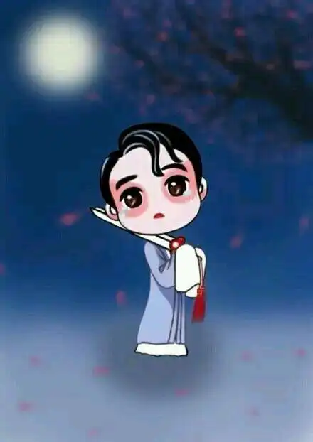 请问有卡通版张国荣的照片吗