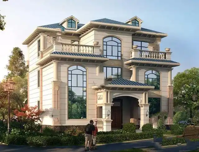 两栋11米以上的乡村别墅,简单的欧式设计,我真的很想其中一栋成为我的