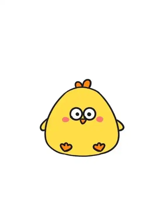 一起画只可爱小鸡 #简笔画 #画画 #动物简笔画 #卡通 # - 抖音