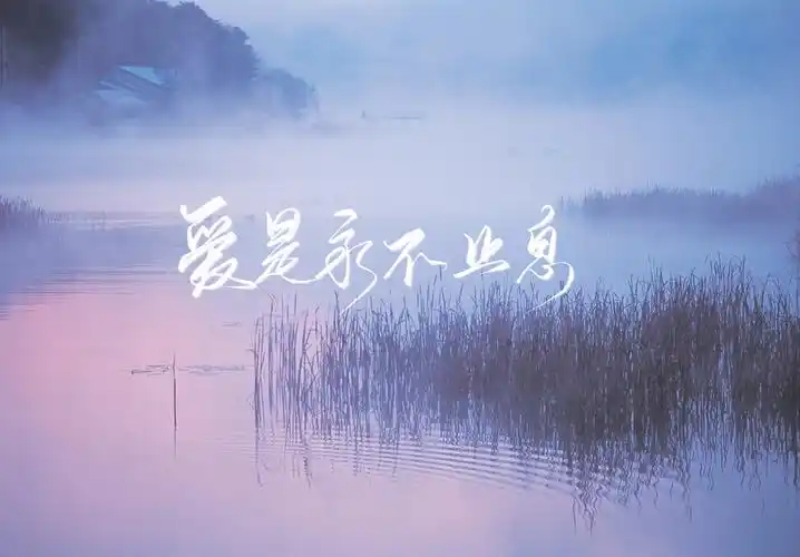 "爱是恒久忍耐,又有恩慈;爱是不忌妒,爱是不自夸,不张狂,不作害羞的事