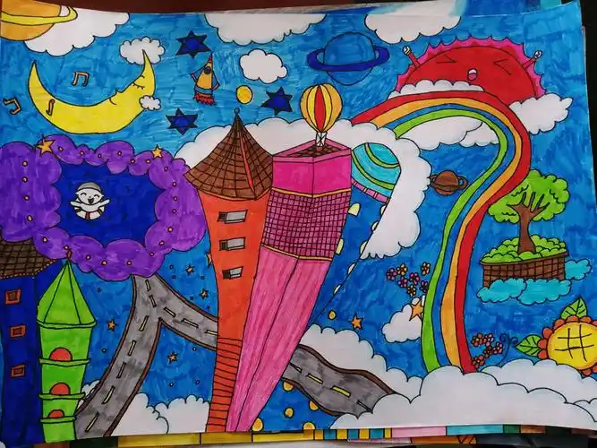 滨城区中小学艺术节初中部绘画作品校级初选作品欣赏