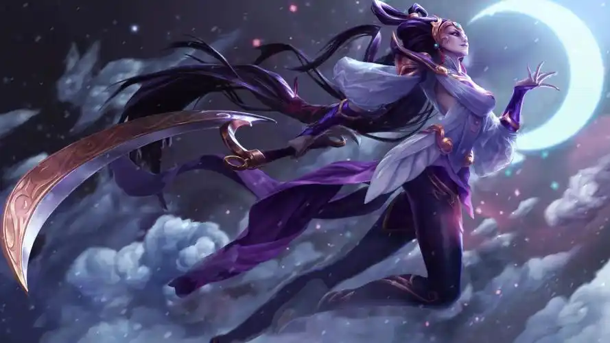 lol皎月嫦娥仙子动态壁纸_英雄联盟
