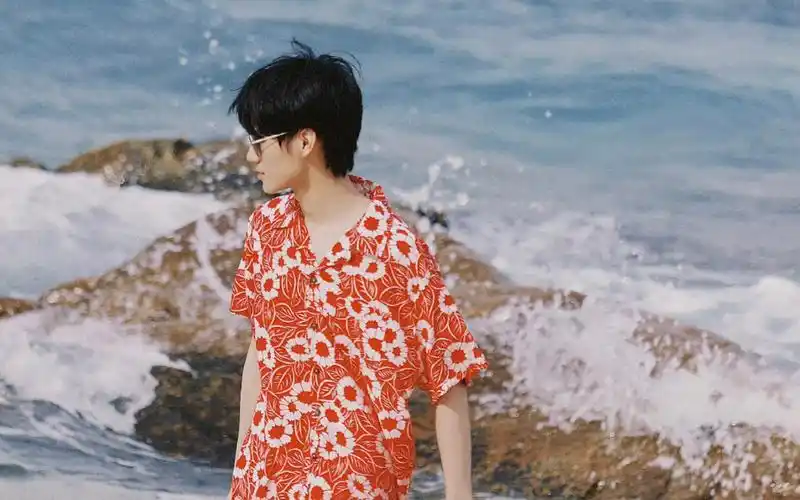 【张真源】海边,花衬衫,自由,青春