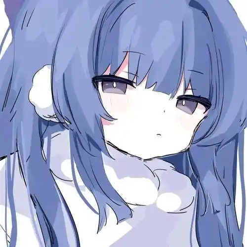 动漫头像 | 干净又美绝了的蓝紫色头像_网络_头像_紫色