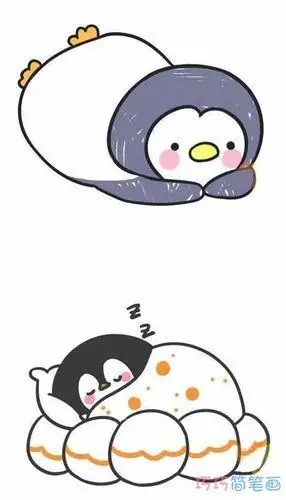 横版简笔画卡通 简笔画图片大全-普车都