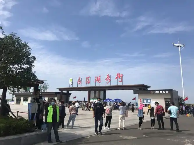 长荡湖水街码头,吃货聚集地