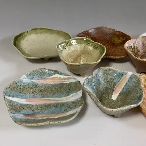 小钵 小皿 5个セット 陶器 日本クラフト 五窑珍味揃 bg98-55