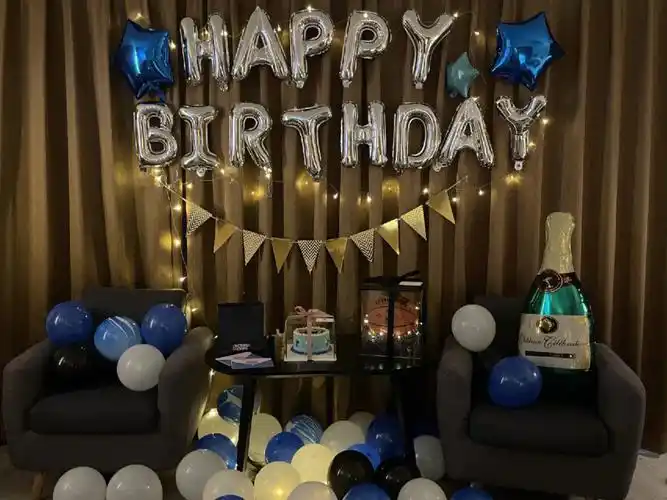 和男朋友一起过生日