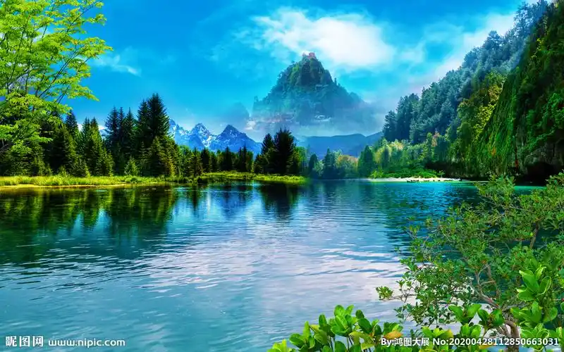 山水画 山水风景