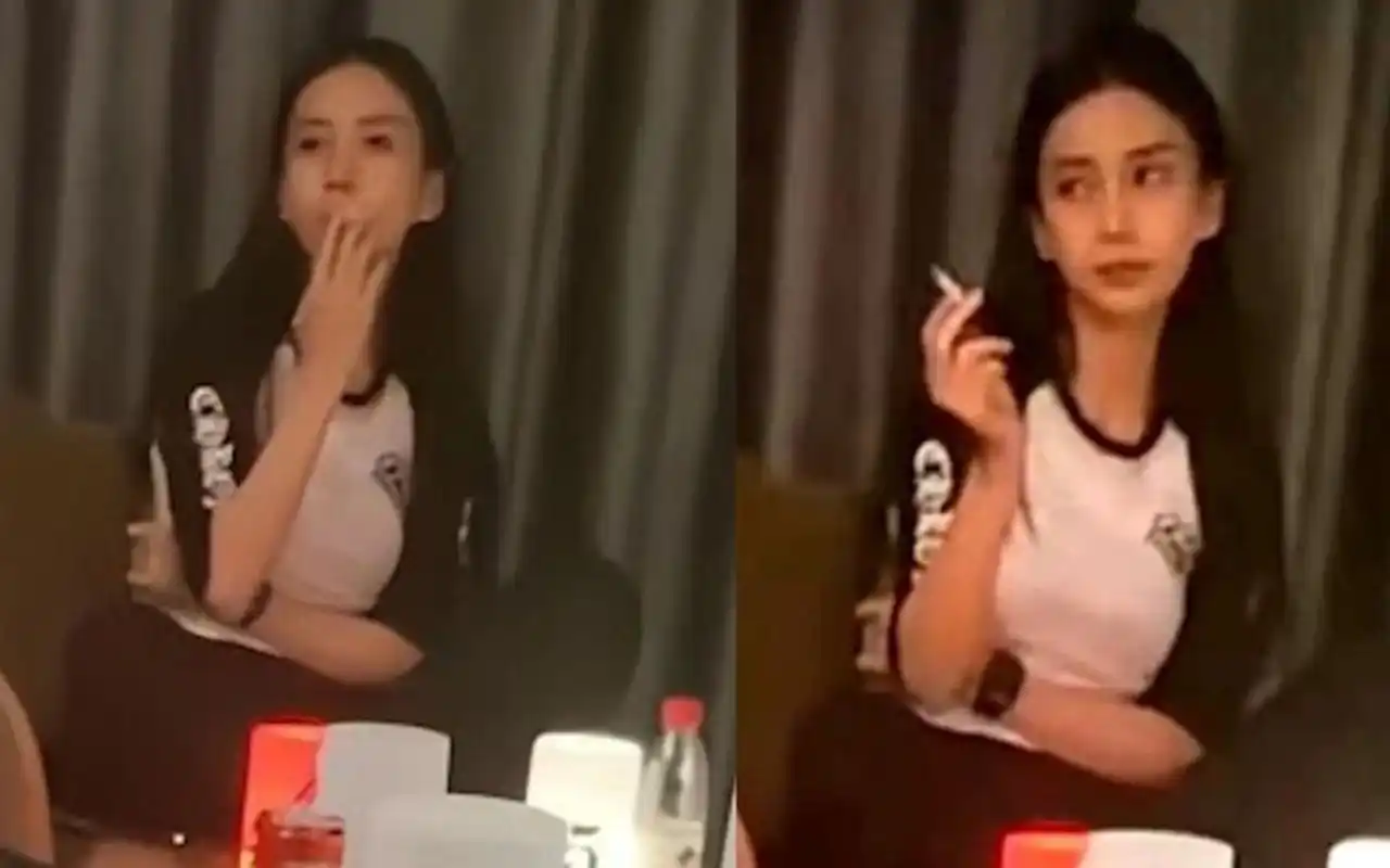 交友不慎!baby杨颖素颜抽烟画面被放上网,吞云吐雾似老烟枪