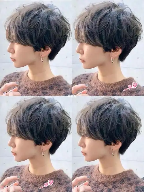 女士超短发烫发分享超飒爽酷帅短发