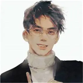 戴眼镜男生动漫头像冷酷帅气二次元图片