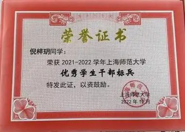 始终潜心专业学习,连续三年综合测评和专业成绩均名列前茅,曾获得专业