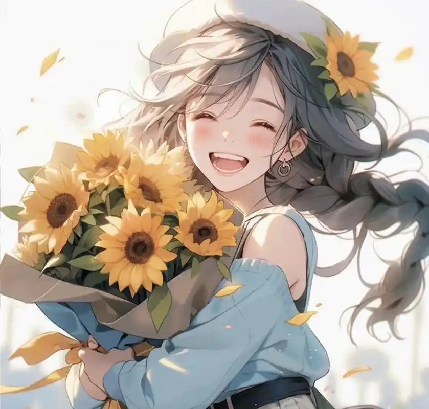 超好看的女生头像|无水印|治愈系|花系少女|可爱|纯洁|夏季|天真涡鞍