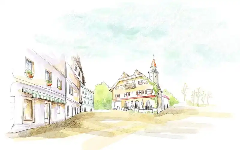 唯美温馨彩绘风景桌面壁纸